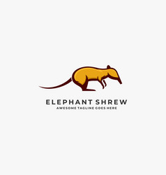 Logo Elephant Shrew Mascot Cartoon