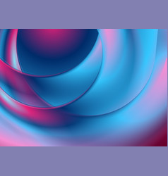 Blue And Purple Glossy Circles Abstract Hi-tech