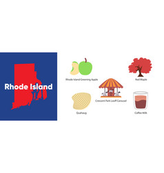 Rhode Island States Symbol Object Green Apple