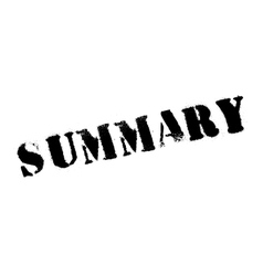 Summary Stamp Rubber Grunge