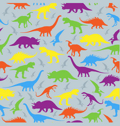 A Set With Different Types Of Dinosaurs