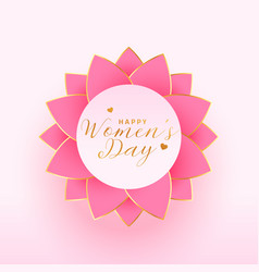 Elegant Happy Womens Day Holiday Background Design