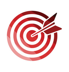 Target With Dart In Bulleye Icon