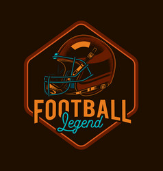 American Football In Retro Style