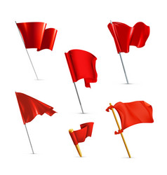 Red Flags Icon Set