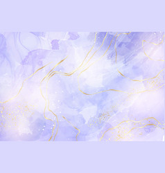 Violet Lavender Liquid Watercolor Marble