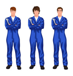 Auto Mechanic Worker Set