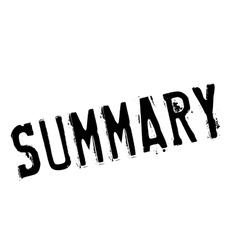 Summary Stamp Rubber Grunge