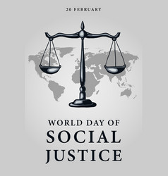 World Day Of Social Justice Banner Design