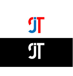 Letter Jt Logo Icon Design