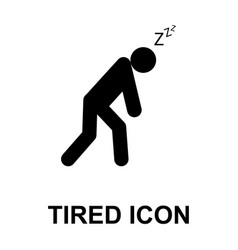 Tired Man Icon Sleep Emotion Sign Bored