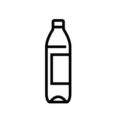 Water Plastic Bottle Line Icon