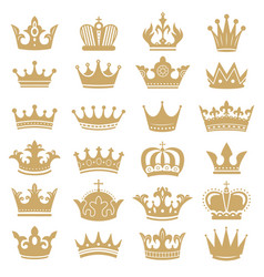 Gold Crown Silhouette Royal Crowns Coronation