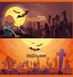 Halloween Banners Set