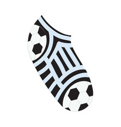 Sport Sock For Kid With Soccer Ball Fashion Print