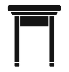 Backless Chair Icon Simple Room Design