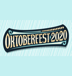 Greeting Card For Oktoberfest 2020