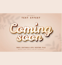 Coming Soon Text Effect Editable