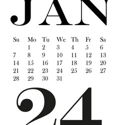 Jan Calendar