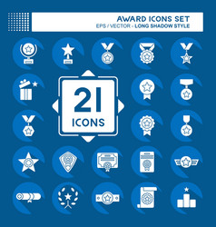 Icon Set Award Related To Award Symbol Long