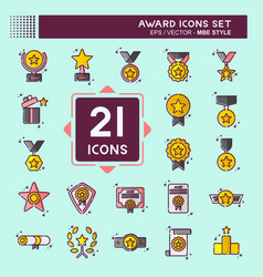 Icon Set Award Related To Award Symbol Mbe Style