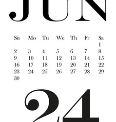 June Calendar