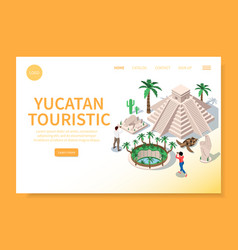 Yucatan Travel Landing Page