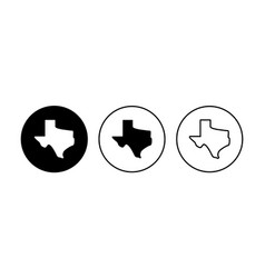 Texas Icon Set Sign Symbol