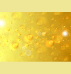 Yellow Golden Bokeh Lights Particles Background