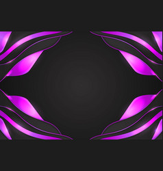 Abstract Fluid Background With Black And Purple