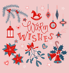 Greeting Card With Winters Holiday Wishes