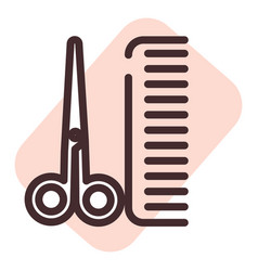 Hair Dressing Tools On A White Background