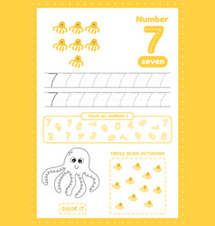 Activity A4 Size Page For Preschool Children