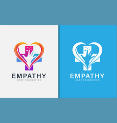 Empathy Care Foundation Logo Design Medical Cross