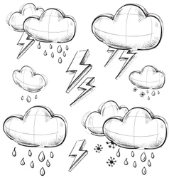 Nasty Weather Icons Set