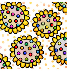 Yellow Daisy Watercolor Shabby Chic Flowers