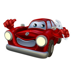 Cartoon Character Car Mechanic