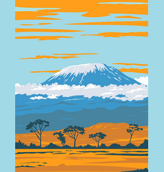 Mount Kilimanjaro Dormant Volcano In Tanzania