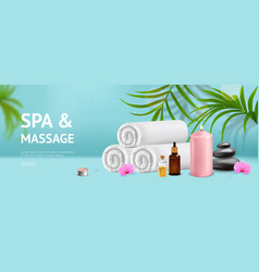 Spa Massage Horizontal Poster