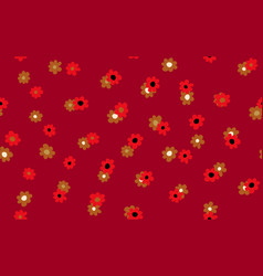 Seamless Floral Pattern Based On Traditional Folk