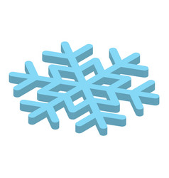 3d Blue Snowflake