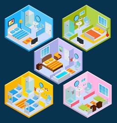 Isometric Hotel Interior