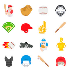 Baseball Icons Set