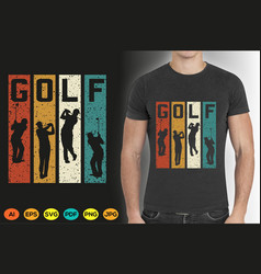 Golf T-shirt Design Graphic Custom High School