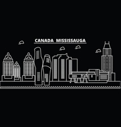 Mississauga Silhouette Skyline Canada