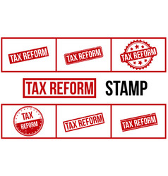 Tax Reform Rubber Stamp Set