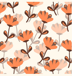 Seamless Floral Pattern Based On Traditional Folk