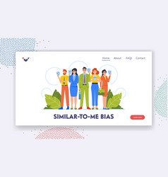 Bias People Landing Page Template Business