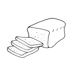 Hand-drawn Loaf Of Bread