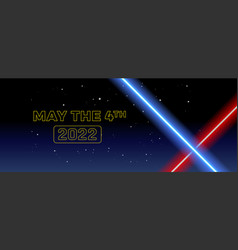 May The 4th 2022 Abstract Space Background